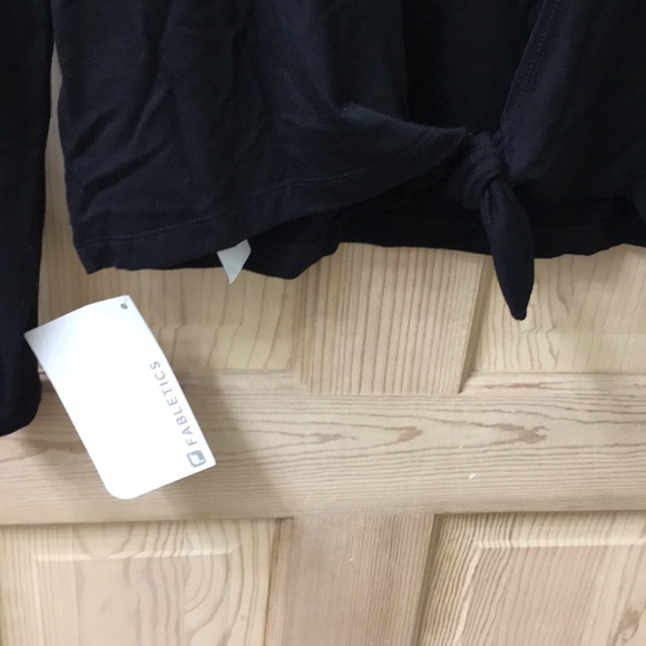 Fabletics Black Open Back Top - Picture 4 of 6